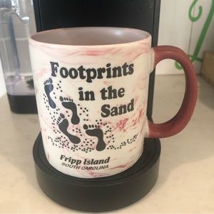 Foot Prints in the Sand Mug John's Pass Village Fl.